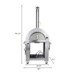 KoolMore 32" Gas and Wood Outdoor Pizza Oven
