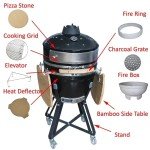21-Inch Charcoal BBQ Kamado Pizza Oven