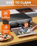 PYY Indoor Electric Commercial Pizza Oven with Timer