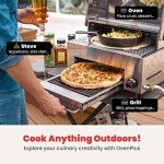 CAPT'N COOK Outdoor Gas Pizza Oven with Accessories