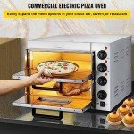 VEVOR 14" Double Deck Countertop Pizza Oven