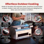 CAPT'N COOK Outdoor Gas Pizza Oven with Accessories