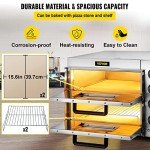 VEVOR 14" Double Deck Countertop Pizza Oven