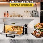 VEVOR 14" Stainless Steel Electric Pizza Oven