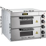 VEVOR Double Deck Commercial Pizza Oven 14
