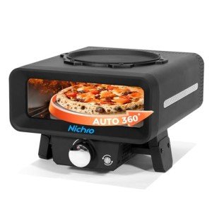 Dual Function Outdoor Gas Pizza Oven, 12 Inch