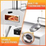 Portable 2-in-1 Propane Pizza Oven & Torch