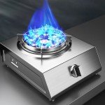 Stainless Steel Gas Stove with Electronic Ignition