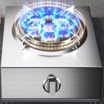 Stainless Steel Gas Stove with Electronic Ignition