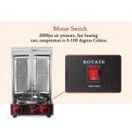 Vertical Rotating Gas Grill for BBQ Kebabs