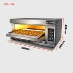 Large Capacity Stainless Steel Pizza Oven 65L