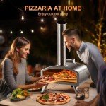 12-Inch Outdoor Wood Fired Pizza Oven