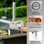 Portable 16-Inch Wood Pellet Pizza Maker