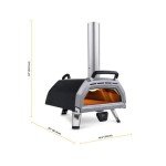 Portable Stainless Steel Wood-Fired Pizza Oven