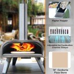 Portable 16-Inch Wood Pellet Pizza Maker