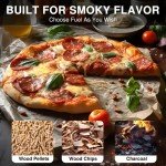 12-Inch Outdoor Wood Fired Pizza Oven