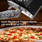 Outdoor Wood-Fired Stainless Steel Pizza Oven