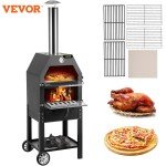 VEVOR 12" Outdoor Wood-Fired Pizza Oven