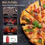 Portable Multi-Fuel Outdoor Pizza Oven 16
