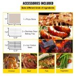 VEVOR 12" Outdoor Wood-Fired Pizza Oven