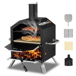 Pizzello Outdoor Wood Fired Pizza Oven Set