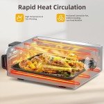 Compact 9-in-1 Air Fryer Toaster Oven