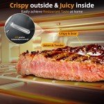 Compact 9-in-1 Air Fryer Toaster Oven