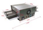 12" Stainless Steel Electric Conveyor Pizza Oven