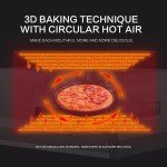 Gas Conveyor Pizza Oven - Fast Heating, Stainless Steel