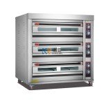 Commercial Gas Pizza Baking Oven with 12 Trays