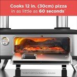 Black+Decker Outdoor Pizza Oven with Rotating Handle