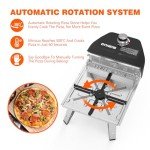 Mimiuo 14-Inch Outdoor Rotating Gas Pizza Oven