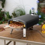 Mimiuo 14-Inch Outdoor Rotating Gas Pizza Oven