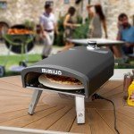 Mimiuo 14-Inch Outdoor Rotating Gas Pizza Oven