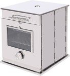 Portable 14" Camping Oven and Grill Setup