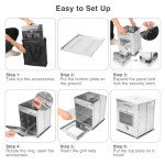 Portable 14" Camping Oven and Grill Setup