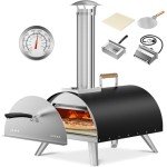 Portable 12" Multi-Fuel Pizza Oven for Outdoors