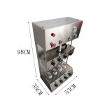 Pizza Cone Maker with 4 Molds and Rotating Oven