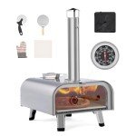 Portable Wood-Fired Pizza Oven for Camping