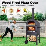 Vonzoy Wood-Fired Outdoor Pizza Oven Set