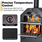 Vonzoy Wood-Fired Outdoor Pizza Oven Set