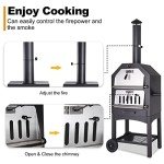 Vonzoy Wood-Fired Outdoor Pizza Oven Set