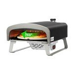 Portable Gas Pizza Oven with Rotating Stone