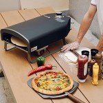 Portable Gas Pizza Oven with Rotating Stone
