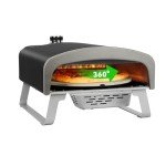 Portable Gas Pizza Oven with Rotating Stone