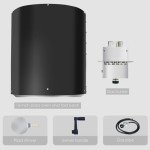 Outdoor Portable Propane Pizza Oven with Rotatable Stone