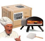 Bertello Black Outdoor Pizza Oven & Peel Set