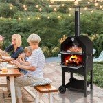 U-MAX Wood Fire Outdoor Pizza Oven with Stone