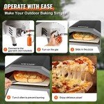 VEVOR 13-Inch Outdoor Gas Pizza Oven