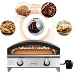 Portable Stainless Steel Gas Pizza Oven - Makes 2 Pizzas